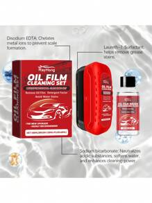 rayhong Car Windshield Cleaner Kit For Stain Removal Waterproof Cleaning Window Rainproof Cleaning Car Glass Cleaning Brush - Red - View 9