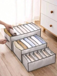 1 件 7/9 格可折叠收纳袋，衣柜多功能衣物袋，带手柄网袋 - 彩色 - 查看 1