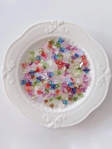 30 phụ kiện hoạt hình Aurora phát sáng trong bóng tối nấm đầy màu sắc 3D thực tế tự làm đồ trang sức nghệ thuật làm móng - Nhiều màu - Xem 4