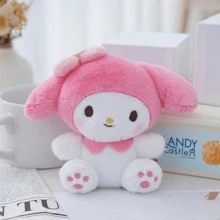 Sanrio 1 pieza Muñeca de peluche con colgante de peluche