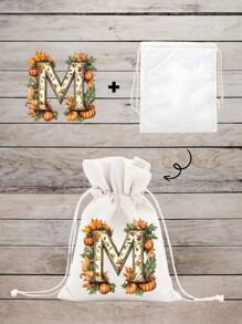 1 Túi vải canvas in chữ theo chủ đề Lễ Tạ ơn tùy chỉnh, Túi rút chữ nhiều màu, Túi vải canvas nhỏ, vừa và lớn tùy chỉnh, Bao bì trang sức, Túi đựng phụ kiện, Túi đựng quà cưới, Hộp đựng mỹ phẩm, Túi tote sang trọng, Lựa chọn hoàn hảo cho tiệc sinh nhật và quà tặng du lịch, Quà tặng Lễ Tạ ơn - nhiều màu - Xem 7