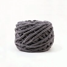 1/6/12 件管状冰针织线单股粗纱，100 克，DIY 围巾包拖鞋娃娃毯子靠垫毛绒玩具