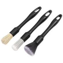 1 套汽车美容刷套装，多用途汽车美容刷，野猪毛美容刷，汽车清洁工具，用于清洁仪表板、通风口、汽车内饰、车轮和徽章 - 汽車美容刷套裝 - 查看 3