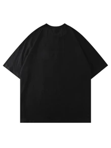 Men T-Shirts - 黑色 - 查看 4