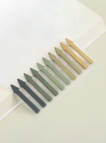 200 Pieces/Card PET Arrow-Shaped Sticky Notes, Translucent Color Highlight Index Labels, Waterproof Mini Bookmark Strip Sticky Notes, Suitable For Home And Office Use Back To School
