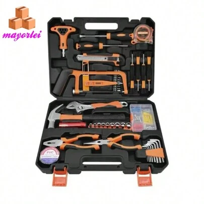 Juego de caja de herramientas de reparación para el hogar, herramientas de Hardware y herramientas combinadas, 46 piezas