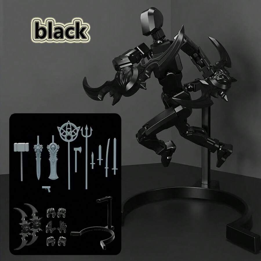 Flexible GlowInTheDark Articulated Illidan Figure Fully Posable DIY