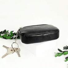 Châu Âu và Hoa Kỳ Retro Thời Trang Mini Purse Hàng Ngày Xách Tay Da PU Vải Vải Họa Tiết Ví Cầm Tay Không Thấm Nước Sinh Nhật - màu đen - Xem 3