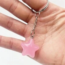 1 chaveiro criativo de estrela que brilha no escuro, adequado para bolsas e mochilas, presente perfeito para festas e aniversários, acessórios para carro, mochilas, acessórios para escola, cordão gótico fofo para bolsa Y2K com porta-identidade, acessórios para carro, pingentes para bolsa