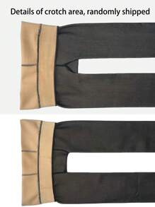 女士220克秋冬加厚保暖连裤袜，高弹透明高腰性感尼龙连裤袜，保暖内衬，高弹力，性感修身黑色连裤袜，适合女孩穿着。适合-10℃至10℃环境，加厚保暖连裤袜，高弹透明高腰设计，秋冬季节穿着舒适。柔软顺滑，适合各种节日、运动、休闲、商务及日常穿着，E-Girl风格，舒适保暖。 - 黑色 - 查看 8