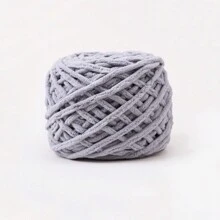 1/6/12 卷 每卷 100 克粗单股纱线，适用于 DIY 围巾、包、拖鞋、玩偶、毯子、靠垫 - 淺灰色 - 查看 14