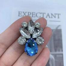 1-20pcs/Set Handmade Self-Adhesive Diamond Rhinestone Multicolor Water Drop Glass Decoration, Suitable For Shoes, Clothing, Bags, Accessories, Hair Clips, Non-Woven Fabric Clothing Accessories, Elegant Quality And Careful Craftsmanship
