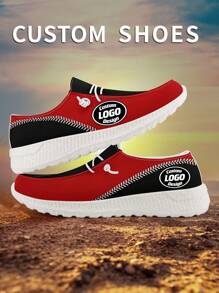 1 Pair Houston Baseball Name Custom Loafer Shoes, Personalized Name Loafer Shoes, Custom Name Thick Sole Loafers Of E-TPU, Personalized Loafer Shoes, Name Loafers, Personalized Loafer Shoes For Women And Men, Unique Loafer Shoes - White - View 5