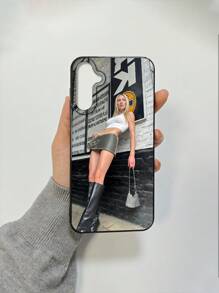 定制手机壳、DIY手机壳、独特手机壳、手机壳礼品、定制礼品手机壳、情侣手机壳、照片打印手机壳、男友/女友照片手机壳、宠物照片打印手机壳，兼容和Galaxy - 黑色 - 查看 56