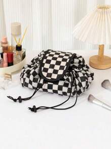 1Pc Cosmetic Makeup Bag Organizer Toiletry Drawstring Bag For Travel Portable Storage Pouch, Travel Essentials Cruise Essentials Dorm Essentials, Makeup Bag Makeup Pouch Skincare Bag Toiletry Bag Packing Cubes, Mon Gifts, Gifts For Friends And Teachers, Birthday Gifts, Home Decor, Bathroom Living Room Bedroom Decor, Jewelry Organizer, Bathroom Organizer, Lip Oil Organizer, Nail Polish Organizer Storage Makeup Organizer Makeup Case Makeup Bags Make Up Organizer Makeup Storage Back To School Supplies