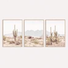 1/3 件索诺兰沙漠风景墙画仙人掌墙画装饰巨人柱仙人掌图片墙画仙人掌帆布印刷仙人掌艺术用于墙壁仙人掌绘画家居房间装饰无框 - 彩色 - 查看 20