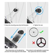 1pc Bicycle Solar Charging Light, Spokes Decoration Colorful LED Induction Wheel Hub Light, Outdoor Cycling Rechargeable LED Lamp
