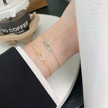 1 chiếc vòng tay Mobius Loop bạc Sterling 925, thiết kế vòng đôi tối giản, phù hợp để đeo hàng ngày cho phụ nữ - Vòng đeo tay - Xem 2