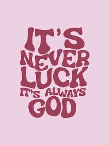 Women's Summer Slogan Print T-Shirt - Màu Hồng baby - Xem 3