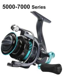 BILLINGS Billings DK800-7000 Rotary Fishing Reel With 10kg Max Drag, 5.2:1 Gear Ratio, Metal Spool, EVA/Metal CNC Handle For Casting