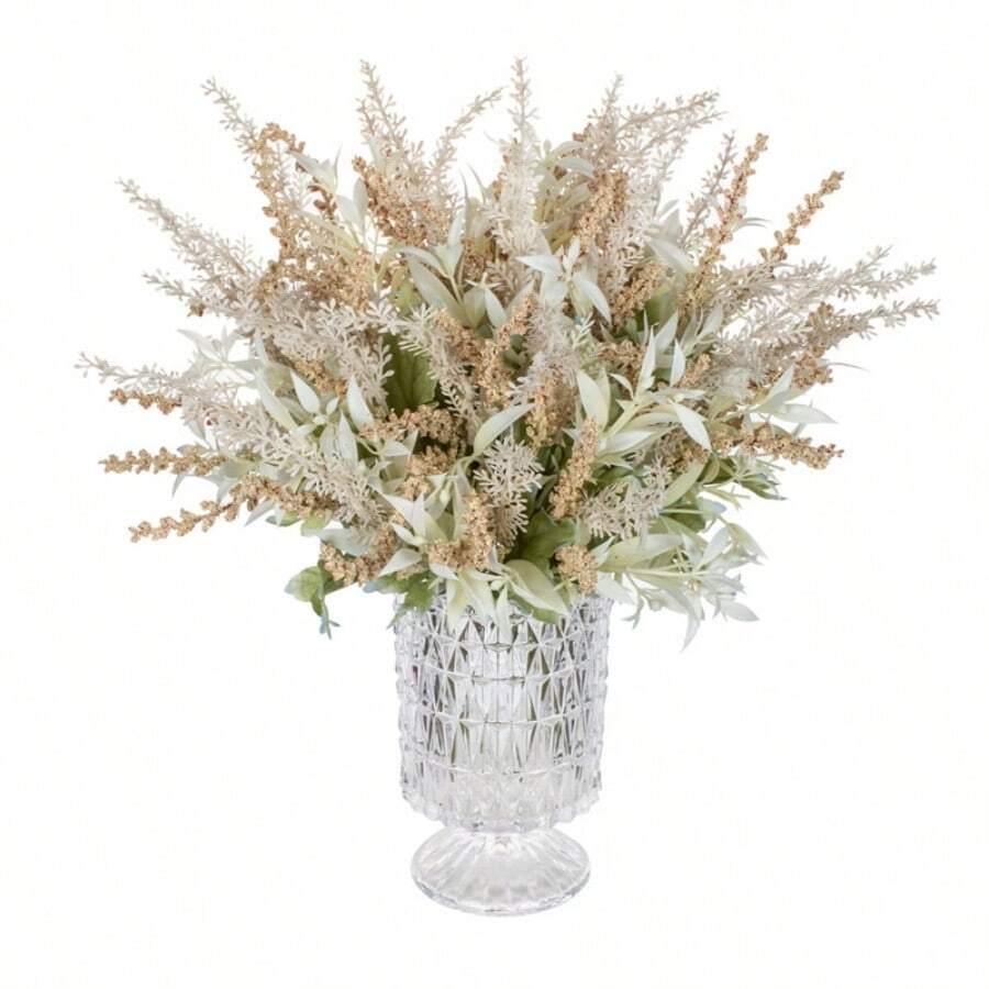 1/3PCS Artificial Flower Reed Bouquet, Lavender Artificial Plant