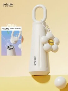 1 PIEZA, Vaso aislado SUS316 de alto valor estético para niñas, Botella de agua portátil, Botella con gran capacidad y diseño lindo