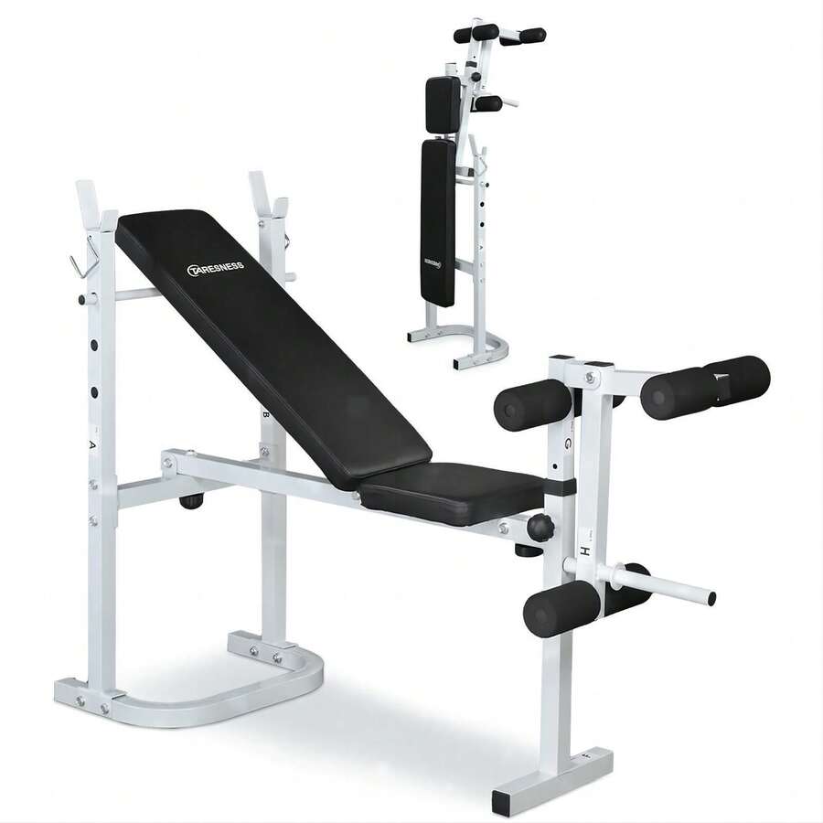 440lbs Adjustable Incline Seat Weight Bench FullBody Workout Gym Home