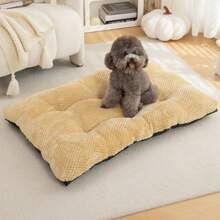 1pc Soft, Comfortable & Non-Slip Indoor Pet Bed, Suitable For Small, Medium & Large Cats/Dogs In Winter, Washable