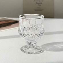 12/6/4/2/1pc Set Rhinestone/Butterfly Pattern 50ml Tall Stem Crystal Clear Glass Shot Glass, Glowing Translucent Refractive High-End Vodka, Whiskey Liquor Glasses, Tall Stem Design Prevents Overconsumption