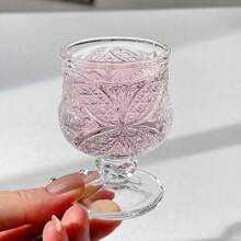 12/6/4/2/1pc Set Rhinestone/Butterfly Pattern 50ml Tall Stem Crystal Clear Glass Shot Glass, Glowing Translucent Refractive High-End Vodka, Whiskey Liquor Glasses, Tall Stem Design Prevents Overconsumption