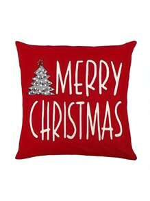 4 件套圣诞枕头套装 - 圣诞老人和雪人 Hello Winter 设计，可机洗，18x18 英寸拉链开合 - 防污亚麻材料，适用于家庭、汽车、卧室、沙发、办公室和各种房间 - 不包括填充物 - 彩色 - 查看 6
