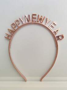 3 件新年快乐塑料派对头带 - 彩色 - 查看 5