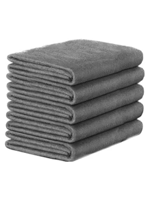 Paños de limpieza de microfibra ultrablandos - Sin dejar marcas, sin pelusas, altamente absorbentes y suaves para las superficies - Perfectos para pulir espejos, limpiar ventanas y superficies múltiples en la sala de estar, baño, cocina y talla grande