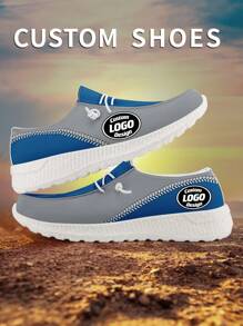 1 Pair Detroit Baseball Name Custom Loafer Shoes, Personalized Name Loafer Shoes, Custom Name Thick Sole Loafers Of E-TPU - White - View 5