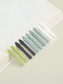 200 Pieces/Card PET Arrow-Shaped Sticky Notes, Translucent Color Highlight Index Labels, Waterproof Mini Bookmark Strip Sticky Notes, Suitable For Home And Office Use Back To School