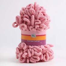 100g/rollo De Hilo De Chenilla Suave Con Lazo Para El Dedo Para Tejer Mantas, Esteras, Bufandas Y Rosquillas