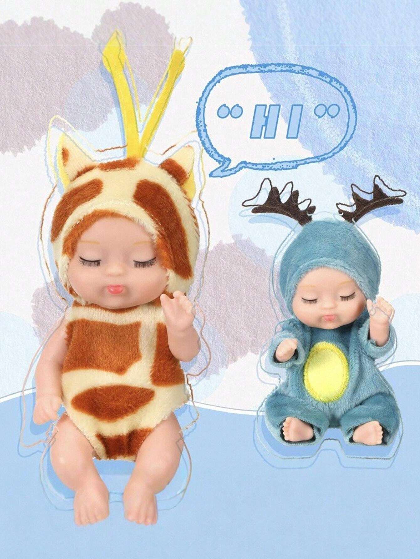 Revive Doll Animal Sleeping Doll Kids Princess Small Girl Mini Plush