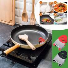 1 kẹp cạnh nồi bằng thép không gỉ, giá đỡ kẹp nhà bếp đa năng, dụng cụ nhà bếp chống bỏng - Nhiều màu - Xem 1