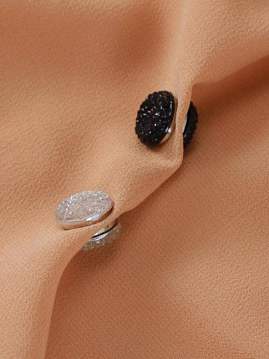 1 Pack Magnetic Hijab Pins With Metallic Magnetic Clasp, No-Piercing Design