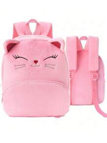 1 chiếc Balo mèo dễ thương tùy chỉnh, Balo nhẹ có thêu, Balo mèo nhung cho học sinh, Túi đựng đồ ăn nhẹ, Túi đựng búp bê, Balo mẫu giáo, Balo có khóa kéo, Túi đựng búp bê nhung, Balo du lịch, Quà tặng sinh nhật có tên cá nhân - Nhiều màu - Xem 5