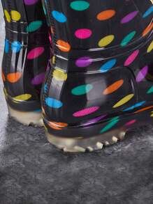 Giày bốt đi mưa cao cổ thời trang cho nữ, giày đi mưa cao cổ chống thấm nước chống trượt bền nhiều màu sắc cho người lớn - Nhiều màu - Xem 3