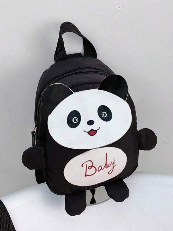 Cute Nylon Color Block Little Frog Kids Backpack