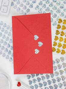 10 Sheets Laser Heart Stickers Pack Mini Color Love Self-Adhesive Marker Notes Decoration For Diary Album Valentine's Day Back To School