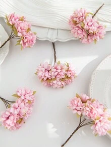 1PC (6PCS Đầu) Hoa cẩm chướng nhân tạo MINI Letter, Bó hoa DIY, Chất liệu vòng hoa, Phụ kiện hộp kẹo, Trang trí đám cưới tại nhà, Hoa đeo tay cô dâu, Hoa ngực, Chất liệu hoa cài đầu, Trang trí năm mới, Phụ kiện bánh tiệc sinh nhật - Hồng - Xem 4