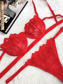 Kit 2 Gringa Embroidery Set Black/Red Flower CBGF022 - Nhiều màu - Xem 5