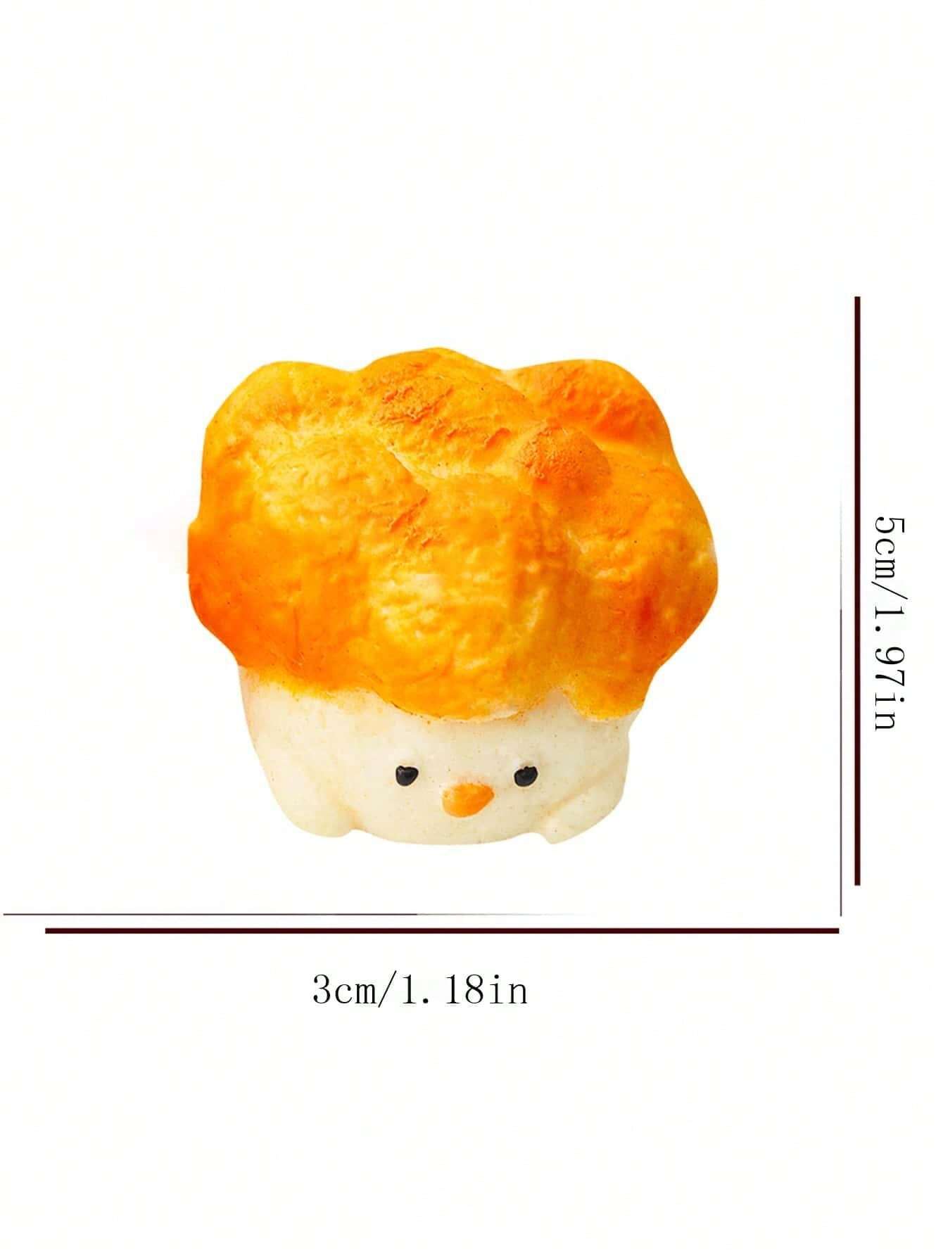 Trending Cute Popcorn & Chicken Squeeze Toy, Soft Gel AntiStress Ball