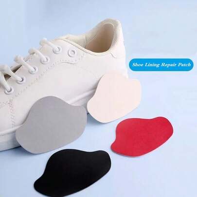 4-10pcs Shoe Lining Adhesive Pads, Self-Adhesive Shoe Heel Protector Patch For Sports Shoes, High Heels, All Types Of Shoes, Washable And Non-Damaging