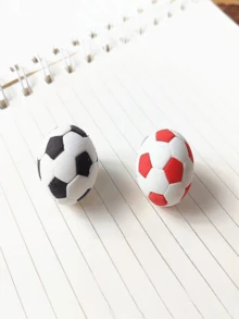 5件/10件/15件（款式和颜色混发）足球篮球棒球球创意橡皮擦,3D组装橡皮擦,儿童文具橡皮擦,儿童学习用品,儿童橡皮擦,学生礼物！ - 彩色 - 查看 7