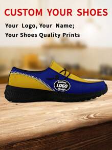 1 Pair Los Angeles Baseball Name Custom Loafer Shoes, Personalized Name Loafer Shoes, Custom Name Thick Sole Loafers Of E-TPU, Personalized Loafer Shoes, Name Loafers, Personalized Loafer Shoes For Women And Men, Unique Loafer Shoes, Christmas Gift For Mom/Dad/Her/Him/Girlfriend/Boyfriend/Wife/Husband/Friend. - Black - View 2