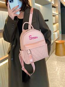 Balo thêu chỉ phương Tây tùy chỉnh thời trang lưới đính đá Rhinestone dung tích lớn Túi đa chức năng Balo nhỏ nhẹ Chống bắn nước Balo thời trang màu trơn Quà tặng kỷ niệm, Quà tặng sinh nhật, Quà tặng Ngày của Mẹ, Quà tặng Ngày của Cha, Quà tặng bạn thân, Quà tặng cho mẹ/bố, Quà tặng cho cô ấy/anh ấy, Quà tặng cho bạn gái/bạn trai Túi xách dành cho phụ nữ - Nhiều màu - Xem 12